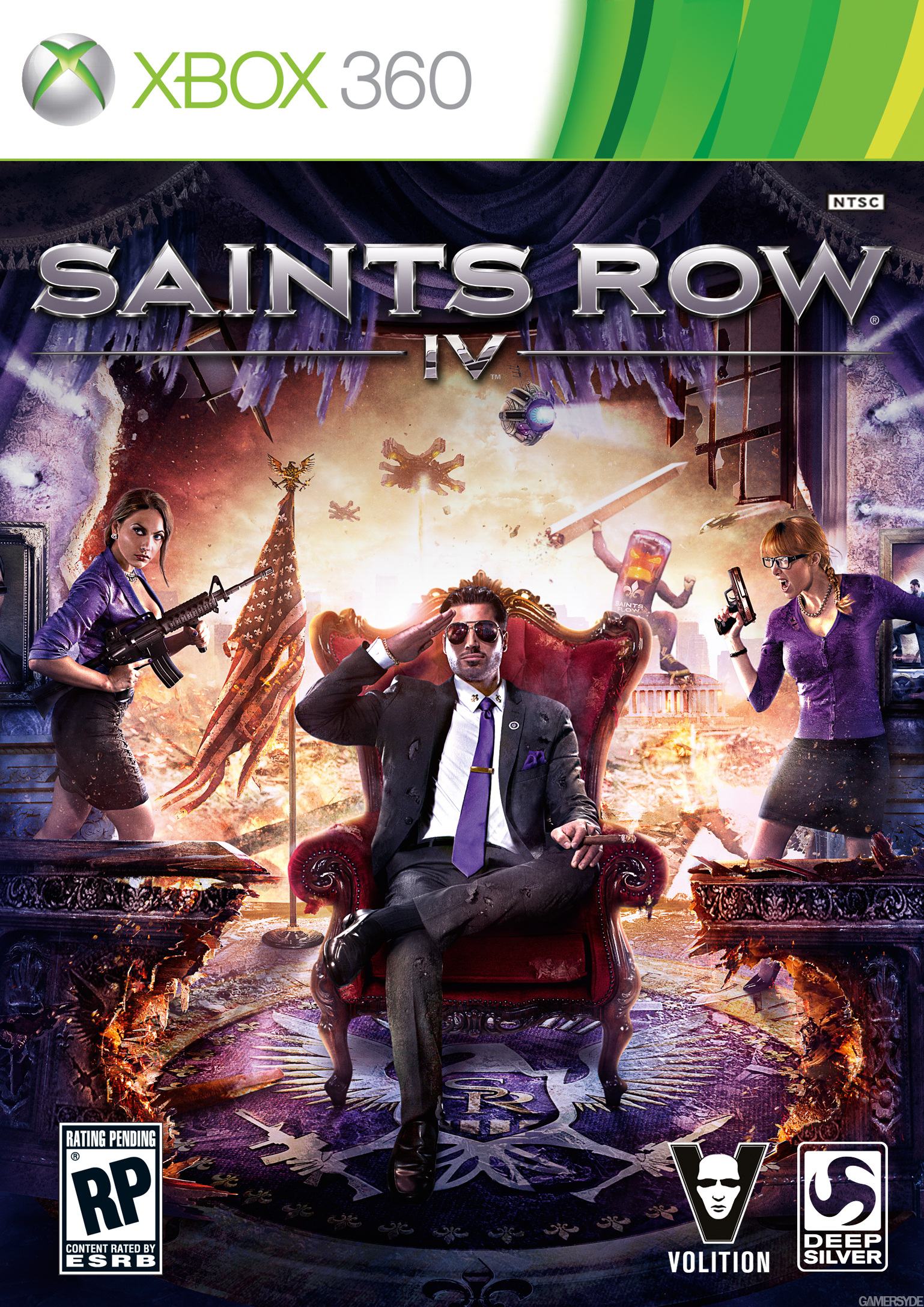 الغلاف الرسمي للعبة Saints Row IV ترو جيمنج
