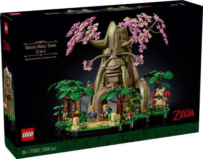 صورة الإعلان عن مجموعة LEGO Zelda Great Deku Tree بشكل رسمي