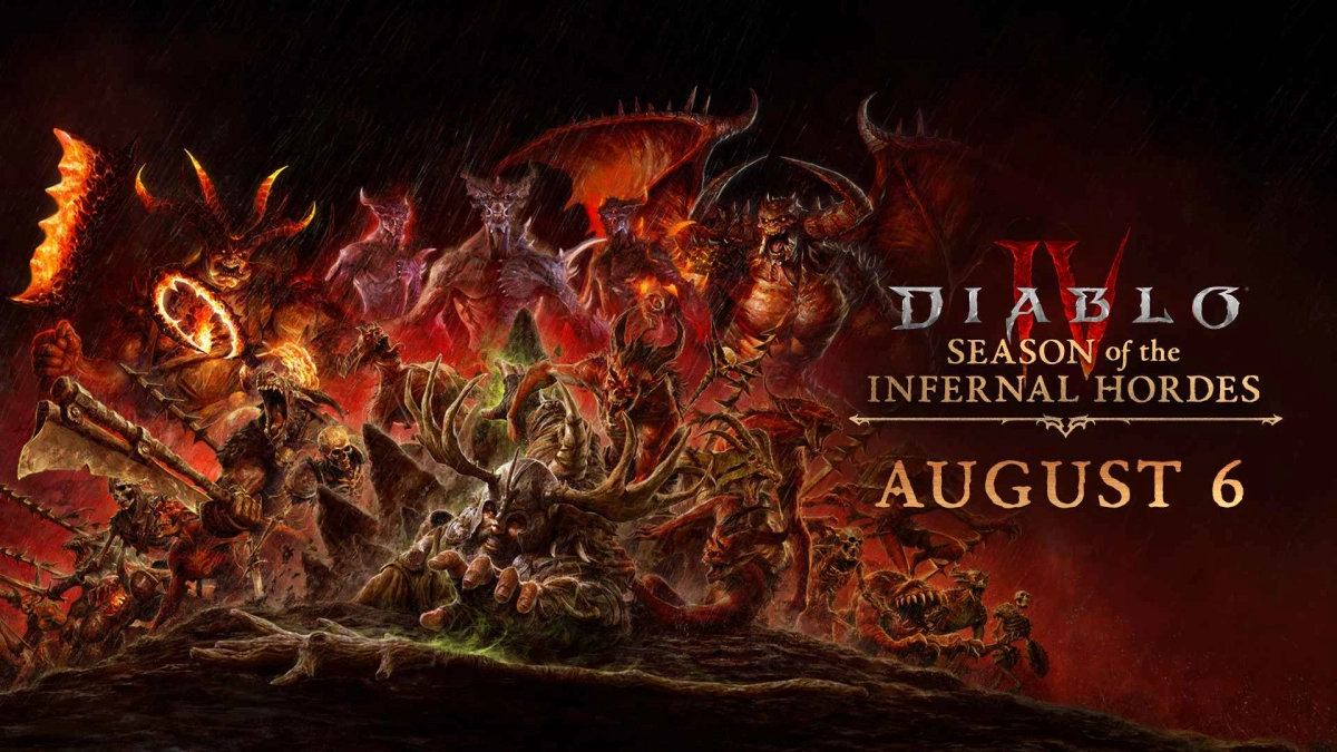 Diablo IV تحصل على موسم Season of the Infernal Hordes الأسبوع المقبل