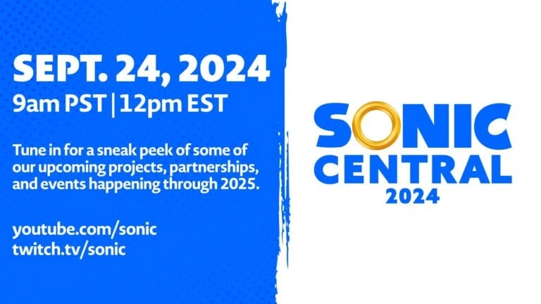 الإعلان عن بث Sonic Central 2024 لاستعراض مشاريع القنفذ الشهير