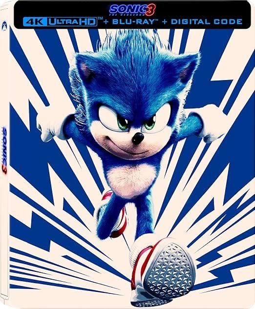 الكشف عن تصميم العلبة المعدنية من نسخة البلو راي من فيلم Sonic the Hedgehog 3